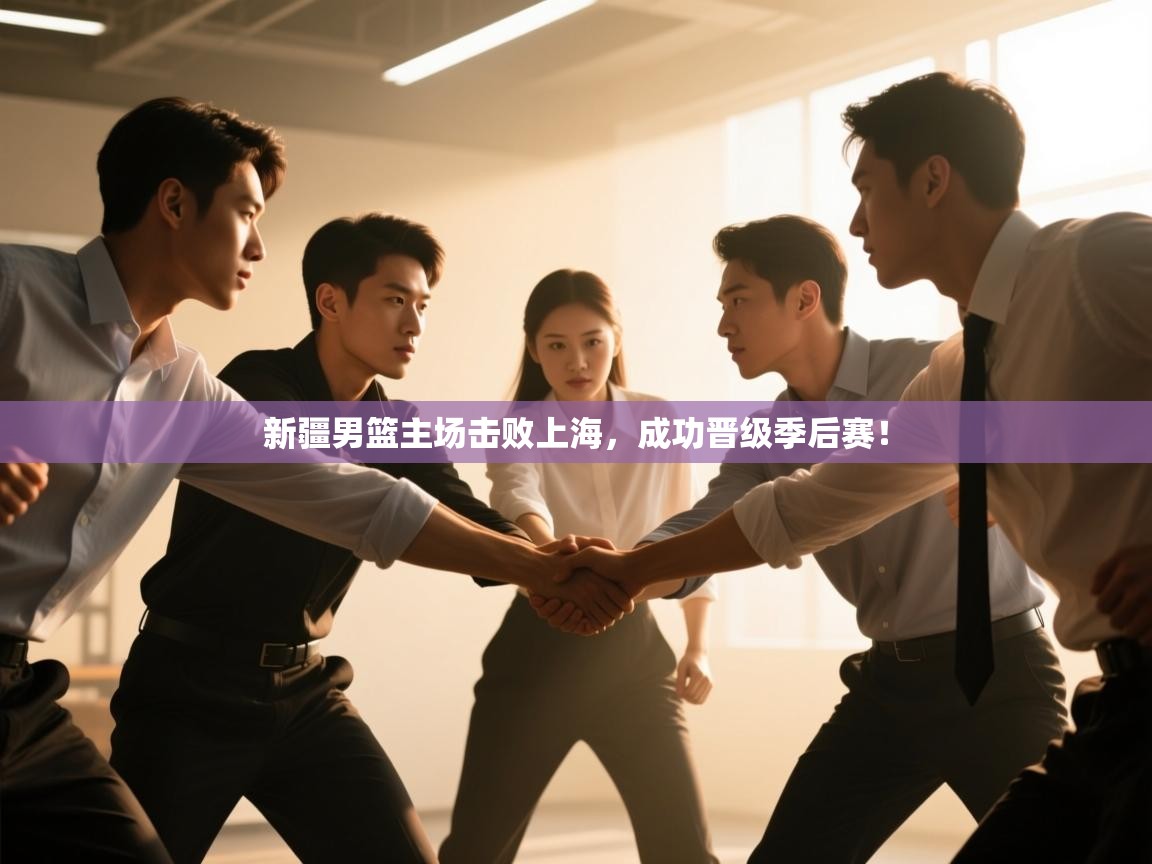 新疆男篮主场击败上海，成功晋级季后赛！  第1张