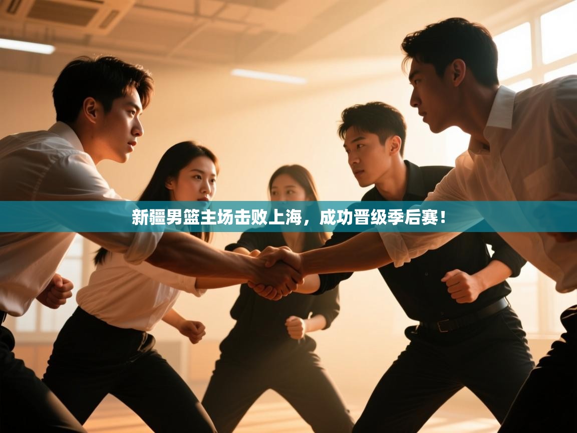 新疆男篮主场击败上海，成功晋级季后赛！  第2张